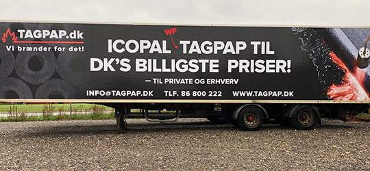 Tagpap - billigt WF ICOPAL brandgodkent tagpap